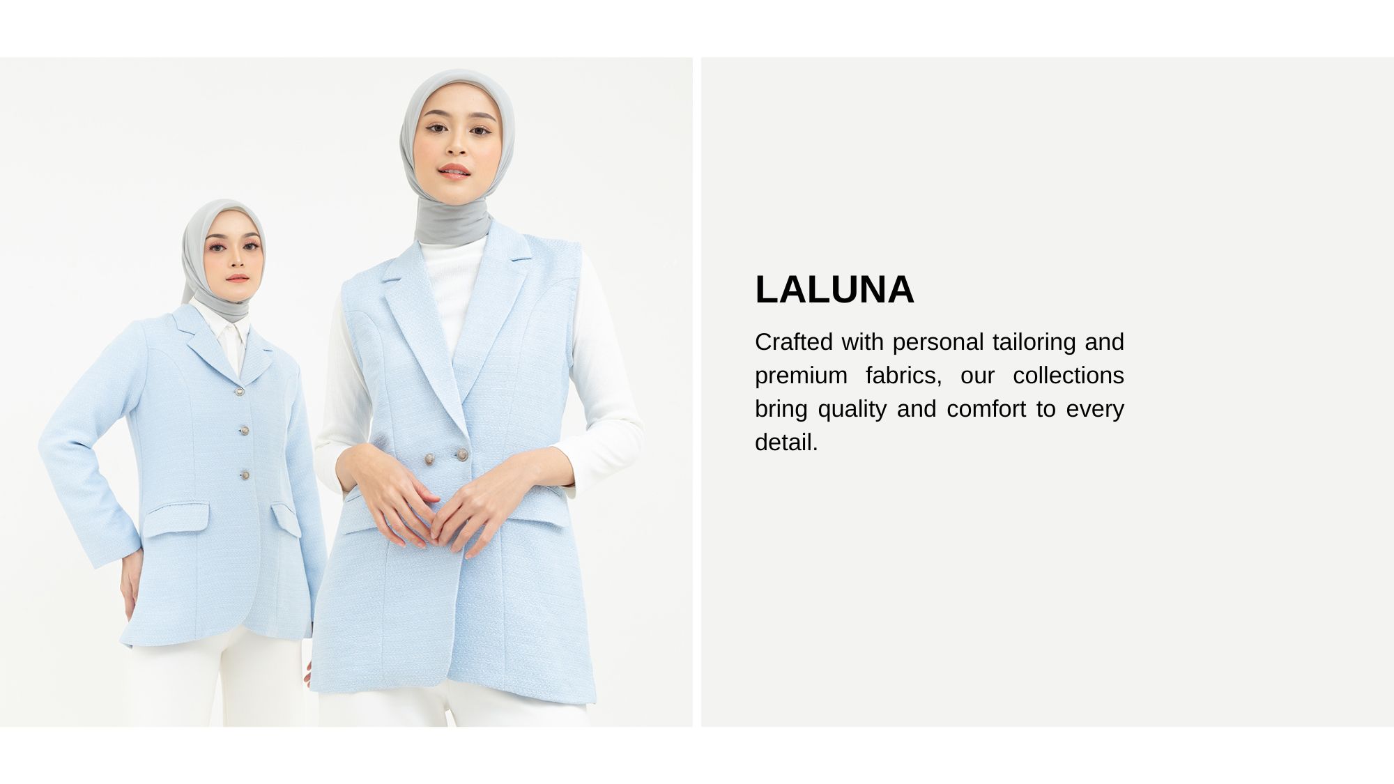 laluna blazer & vest